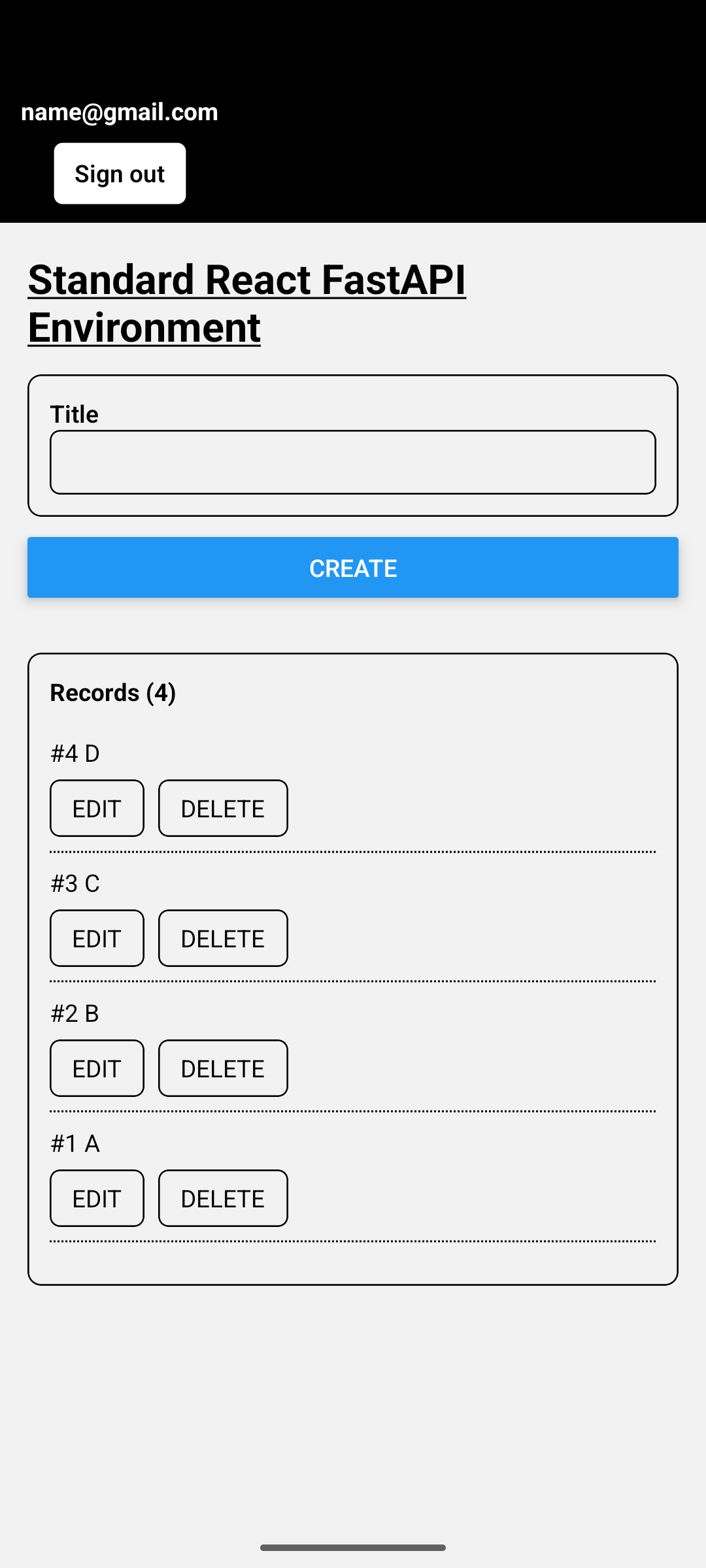 Expo mobile screenshot